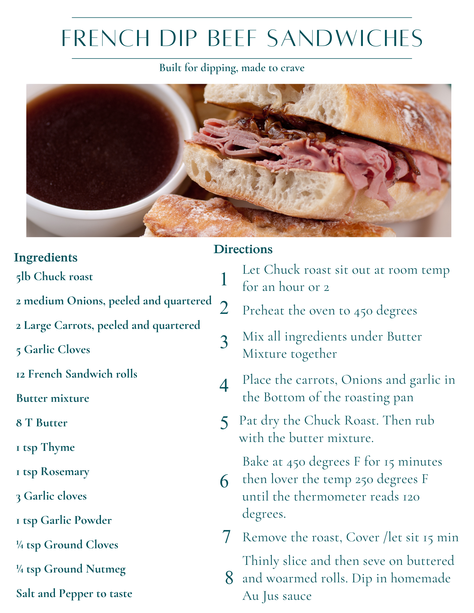 The French Dip You'll Make Again and Again!